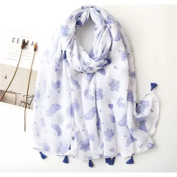 Šátek Šátek ET 12092 Bílá/Modrá