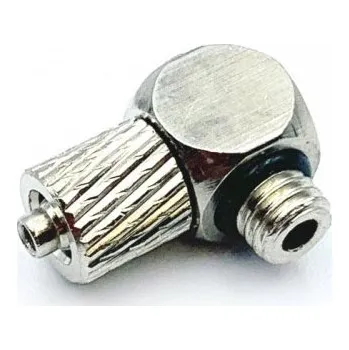 EPeS Spojka HPA se šroubovací objímkou pro hadici 4 mm - 90° - vnější závit M5