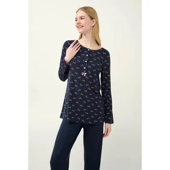 Dámské pyžamo Vamp Dámské zimní pyžamo z mikromodalu 23050