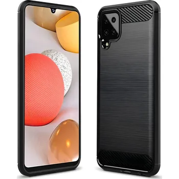 Pouzdro na mobilní telefon IZMAEL.eu Pouzdro Carbon Shield pro Samsung Galaxy A12 4