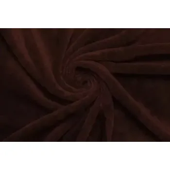 Prostěradlo Jahu prostěradlo mikroflanel tmavě hnědá 90x200 cm