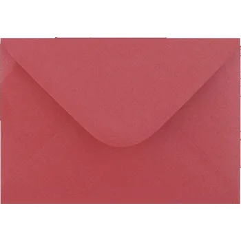 Obálka Obálka C6 metalická - červená - 190366