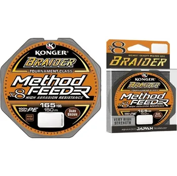 Šňůra Braider Method Feeder X8 0,14 mm Konger 150 m