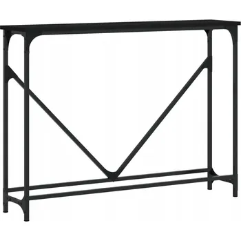 Konferenční stolek Konzolový stolek Elegance dřevo/kov 102x22,5x75cm černý