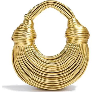 Dámské originální psaníčko – ručně tkaná kabelka na rameno Barva (Varianta): Zlatá