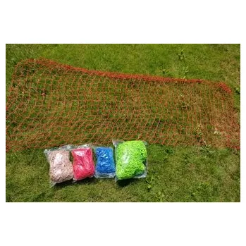 Dětská houpačka DEKORAČNÍ SÍŤ polypropylen 1x2 m Barva: červená