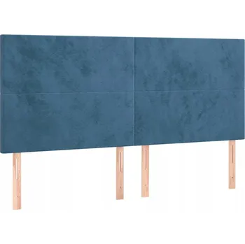 Čelo postele Londýn 100x78/88 cm samet tmavě modré