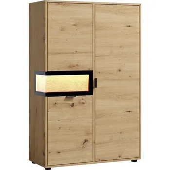 Knihovna VALETA EV/2a vitrína nízká