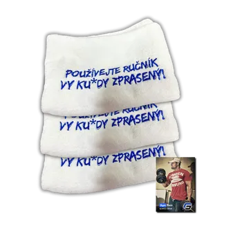 Ručník 3 PACK LIMITOVANÝ RUČNÍK - Používejte ručníky vy kun*y zprasený! Ne