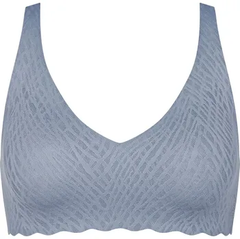 Podprsenka 715084 - Měkká podprsenka sloggi Zero Feel Bliss Soft Bra - pro ženy - vel. S - barva: modrá/žakár