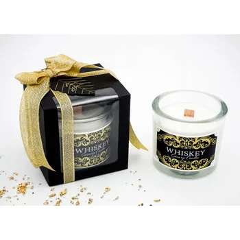 Svíčka Vonná svíčka WHISKEY dárek 200g