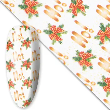 Vánoční Fólie na přenos nehtů 26