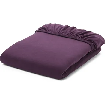 Prostěradlo 709368 - Tchibo - Žerzejové napínací prostěradlo - barva: fialová