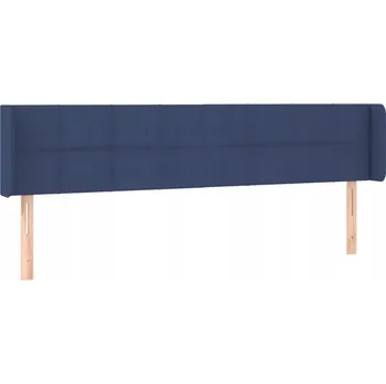 Čelo postele ušák modré 183x16x78/88 cm