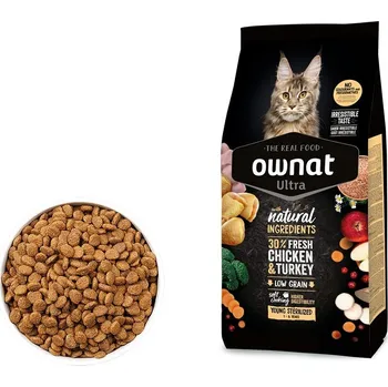 Krmivo pro kočku OWNAT ULTRA CAT Young Sterilized 1,5kg