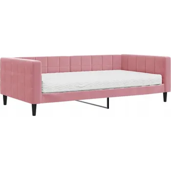 Pohovka Rozkládací pohovka 2v1 223x110x68 růžová