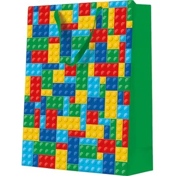 Dárková taška Dárková taška COLORFUL BRICKS BIG 30x41 cm