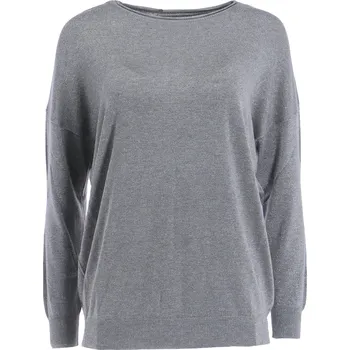 Dámský svetr Svetřík 22233 lurex barva: šedá