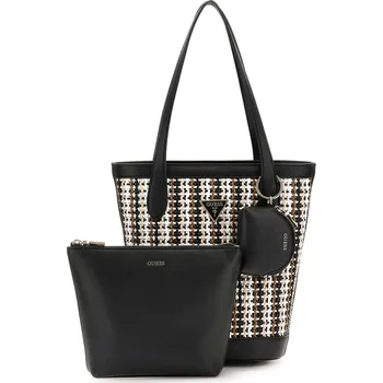 Kabelka Kabelka GUESS EMELDA TOTE HWWG9204220-BML – Černá