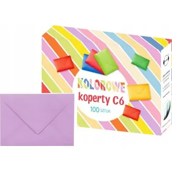 Obálka Obálky POL-MAK C6 vícebarevné 100 kusů