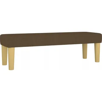Čalouněná lavice 100x30x30 cm, tmavě hnědá