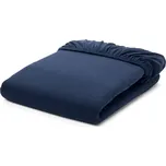 709364 - Tchibo - Žerzejové napínací prostěradlo - barva: modrá