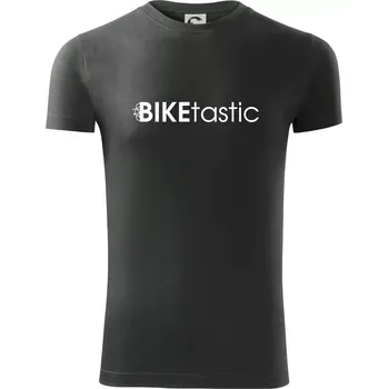 Bike nápisy Biketastic - Viper FIT - Pánské zůžené tričko - 3XL ( Tmavá břidlice (šedá se zeleným nádechem) )