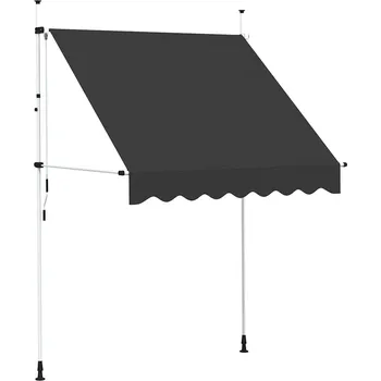 Markýza Terasová markýza 200 x 120 cm šedá
