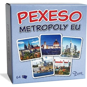 Pexeso Hlavní města EU v krabičce