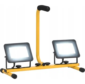 LED reflektor s držákem, hliníkové pouzdro, skleněný kryt, 4200 lm, 60 W