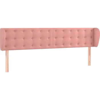 Čelo postele Ušák Růžové Samet 183x78/88 cm