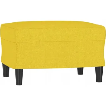 Taburet Podnožka světle žlutá 60x50x41cm