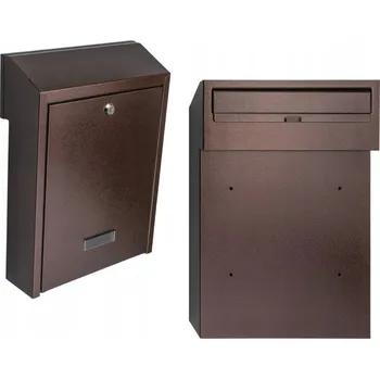 Poštovní schránka Poštovní schránka Eurobox, schránka HuW , hnědá