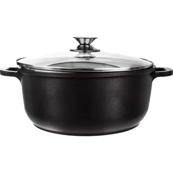 Hrnec Hrnec GRANITOVÝ s poklicí na vaření, dušení, pečení 28 cm 7L GRANDE