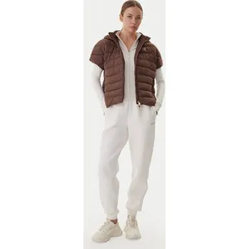 Dámská vesta EA7 Emporio Armani Sportovní vesta 7W000477 AF12476 U6063 Hnědá Regular Fit XS