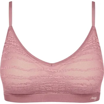 Podprsenka 714716 - Podprsenka sloggi Free Evolve PU Lace - pro ženy - vel. M/L - barva: růžová