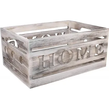 Úložný box Dřevěná bedýnka Home 30 cm