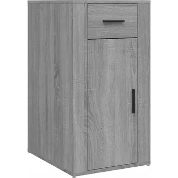 Komoda Kancelářská skříňka dřevěná šedá dub sonoma 40x49x75 cm