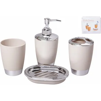 Dávkovač mýdla PROHOME - Sada koupelnová 4dílná různé barvy