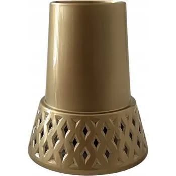 Váza VÁZA NA HŘBITOV ZLATÁ AŽUROVÁ 25 CM - NOVÝ DESIGN