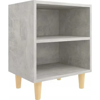 Noční stolek Noční stolek Skandinávie 40x30x50 cm, šedá betonu