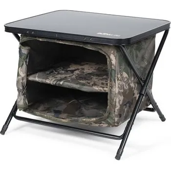 Bivak Nash Skládací stolek Bank Life Bedside Station Camo Large