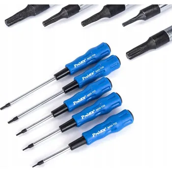Šroubovák Sada precizních šroubováků 5 kusů Torx T-5, 6, 7, 8, 9 Pro'skit SW-2125