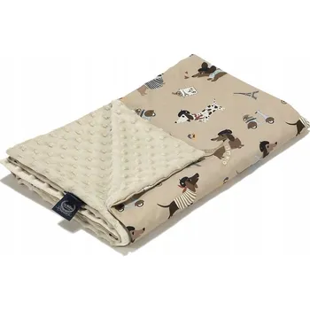 Dětská deka La Millou Lehká bavlněná deka minky M 80x100 (Pierre the dog)