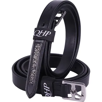 Třmenove řemeny QHP Lupine, černá, 135 cm