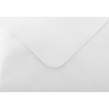 Obálka Obálka C6 metalická s ražbou - bílá - 190446