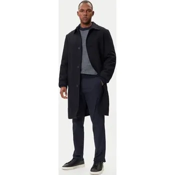 Dámský kabát Armani Exchange Vlněný kabát XM001121 AF18943 UB101 Tmavomodrá Regular Fit L