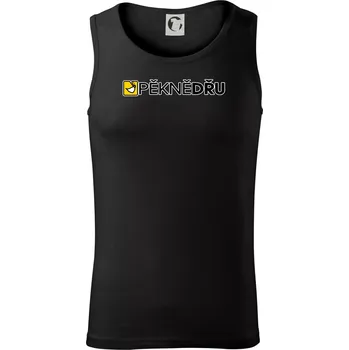 Pánské termoprádlo Pěkně dřu lžíce - Tílko pánské Core - S ( Černá )