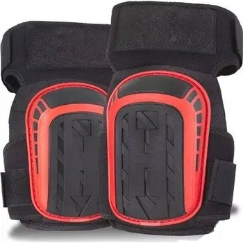 Chránič nohou GELOVÉ CHRÁNIČE KOLEN PRO STAVEBNÍCTVÍ ZAHRADNICTVÍ ČERVENÉ PODLOŽKY