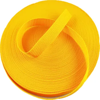 Polypropylénový popruh 30 mm žlutý (balení 50 m)
